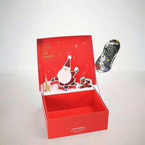 Boîte cadeau magnétique pliable de luxe personnalisée, grande, noire, écologique et recyclable pour l'emballage de vêtements en fourrure - Product Image 3