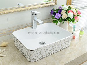 KD-09GBA-2 <span class=keywords><strong>Productos</strong></span> Modernos <span class=keywords><strong>para</strong></span> <span class=keywords><strong>Baño</strong></span>, Lavabo con Diseño de Burbujas Doradas, Precio en Bangladesh, Artículos Sanitarios de Cerámica, Lavabo Chapado en Oro - Product Image 5