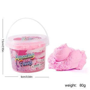 Cubo Portátil con 80 Gramos de Arcilla de Algodón Oleosa, Arcilla de Seda, Arcilla de Colores, Arcilla para Manualidades - Product Image 4