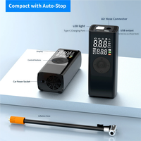 Portable Mini Electric Tire Inflator Air Pump Handheld Car Charging Dual-Use Pumps Emergency Tools for Car/Bicycle