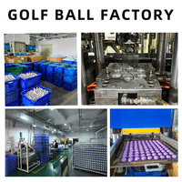 Bola Golf Warna-Warni Custom Logo Gaya Baru, Finishing Matte, Tahan Lama, Jarak Jauh, Sesuai Standar USGA