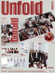 MONSTA X UNFOLD Photobook Ver. Álbum Completo Oficial Kpop CD Álbum Photobook Photocard Póster Edición Limitada Regalo - Product Image 6