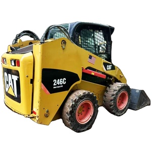 รถตักล้อยางมือสอง Caterpillar CAT 246C MINI Skid Steer Loader ใช้งานน้อย พร้อมใบรับรอง CE เครื่องยนต์ดีเซล Doosan - Product Image 1