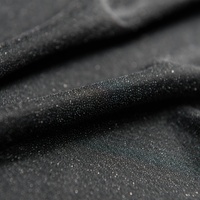 Interlining thermocollant en tricot circulaire 100% polyester, élastique, adhésif, enduit de PES, toucher doux pour les fabricants de vêtements