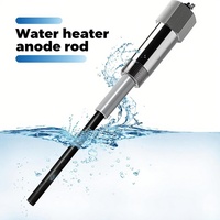 Tige d'anode électrique pour chauffe-eau de 40 à 89 gallons Produit métallique qui élimine les odeurs et réduit la rouille calcaire