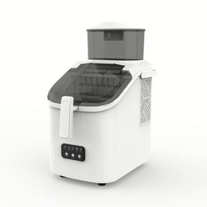 Nouvelle conception de machine à glaçons carrés intelligente électrique pour usage domestique et commercial, petite taille, avec une capacité de 1,4 L + 0,6 L - Product Image 2