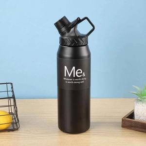 Me& Orange Stainless Steel Vacuum Insulated Leak-Proof Eco-Friendly Tumbler with Lid Portable Minimalist Design for Travel - Product Image 3