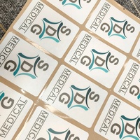 Autocollant graphique personnalisé en polycarbonate mat, imperméable, durable, avec adhésif puissant