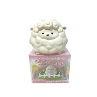 Jouet Squishy Mignon Grande Mouton en Silicone à Rebond Lent Anti-Stress 13cm Unisexe Emballé Cadeau Créatif Article Décoratif