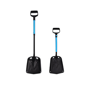 Pelle à neige à long manche télescopique, pliable, pour usage extérieur et automobile, grattoir à glace - Product Image 1