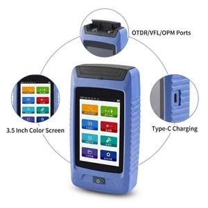Testeur de fibre optique portable OTDR mini tout-en-un avec écran tactile HD 3,5 pouces, VFL, OPM, cartographie d'événements, plage dynamique 22/24 dB, portée 70 km - Product Image 6