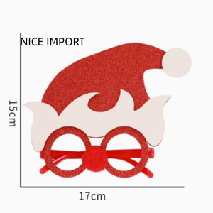 Lunettes de <span class=keywords><strong>Noël</strong></span> vertes style elfe, lunettes de dessin animé pour enfants et adultes, décorations de fête, montures de lunettes - Product Image 2