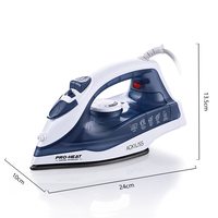 Fer à vapeur en céramique ACKILISS 1200W, réservoir 200ml, vapeur verticale, auto-nettoyant, poignée confortable pour chemises, robes, entretien des tissus ACL-95301