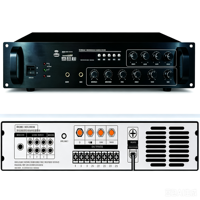 Penguat Daya Tegangan Konstan Lima Zona L-2350 dengan Bluetooth USB FM untuk Sistem Pengumuman Publik 350W Seri Hub Rackmount