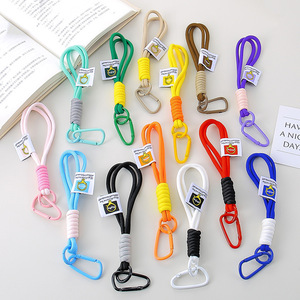 Porte-clés en corde pour sac à dos d'extérieur, cordon tressé avec boucle d'alpinisme, corde à <span class=keywords><strong>main</strong></span> pour couple, poupée de célébrité d'<span class=keywords><strong>Internet</strong></span> - Product Image 2