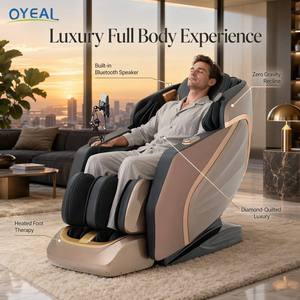 OYEAL Luxury Modern 3D Zero-Gravity Extended Track Multi Modes Chair <b>Balloon</b> Kneading Technology Foot - Product Image 1