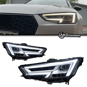 Dédié 17-20 Audi A4 B9 assemblage de phare LED modifié diurne et clignotant nouvel état lampe avant - Product Image 4