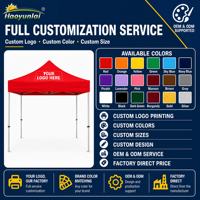 Tente de réception pliante promotionnelle personnalisée 3x3 pour sports en intérieur, auvent escamotable, gazebo, chapiteau d'exposition, tentes de salon professionnel 3x4,5m 5m