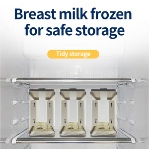 Organizador de congelación de leche para <span class=keywords><strong>bolsas</strong></span> de almacenamiento de leche materna, sistema de almacenamiento de contenedores para <span class=keywords><strong>lactancia</strong></span>, uso con <span class=keywords><strong>bolsas</strong></span> de leche estándar - Product Image 6