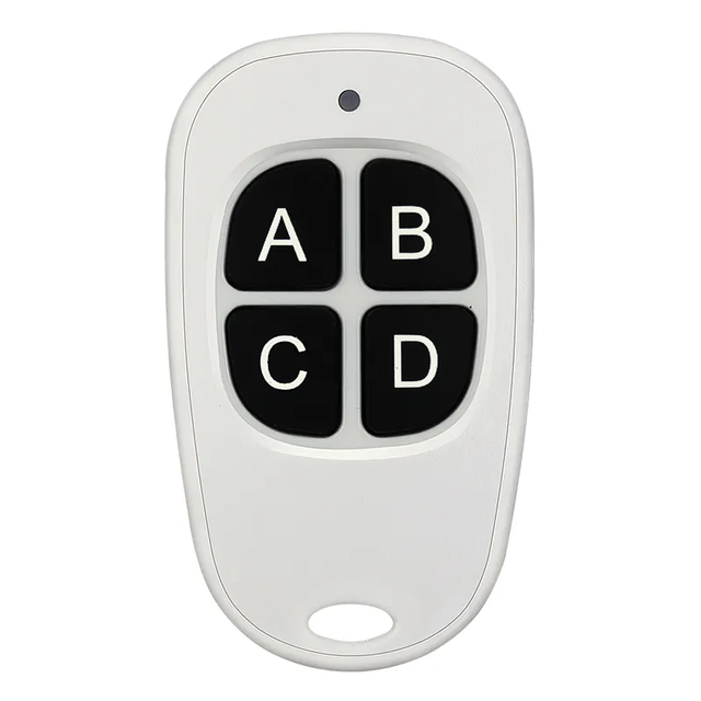 433Mhz RF Wireless Remote Control 1 2 3 4 Buttons 1527 Learning Code Transmitter for Garage Door Controller With 3V 2016 Battery