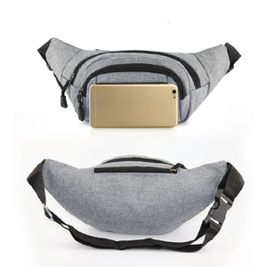 Sac banane et bandoulière en nylon de haute qualité, unisexe, étanche, pour la course en extérieur, avec porte-téléphone et fermeture éclair, fournisseur vietnamien - Product Image 5