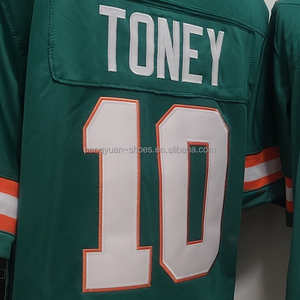 准备发货 Malachi Toney 白色优质缝制美式大学橄榄球球衣 - Product Image 2