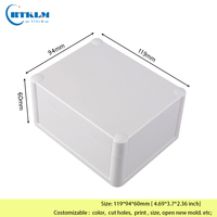Boîtier de jonction étanche IP66 en plastique ABS, boîte électrique en plastique, boîte de contrôle électronique industrielle DIY 119*94*60mm