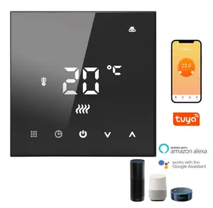 HY607 room thermostat wifi digital programmable heating electric floor heating 16A child lock Smart thermostat 24V or 90-240V