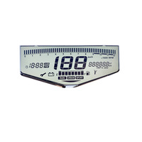 Compteur de vitesse numérique LCD pour moto, tachymètre, odomètre, jauge de carburant