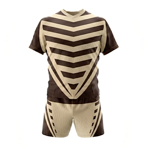 Tenues de rugby à faible MOQ, écologiques, respirantes, sublimées, 100 % polyester, vente en gros, logo personnalisé, OEM - Product Image 1