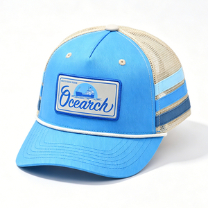 Casquette de camionneur Ocearch personnalisée, casquette de baseball respirante avec dos en maille et logo brodé, chapeau de protection solaire unisexe pour l'extérieur - Product Image 4