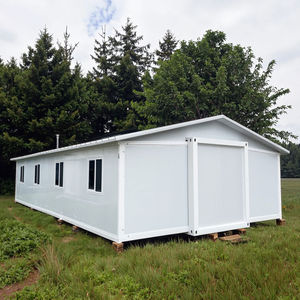 Casa Contenedor de Acero de Lujo Expandible de 40 pies, 2-4 Dormitorios, Cocina, Baño, Diseño Moderno, Casa Modular para Oficina o Residencia - Product Image 1