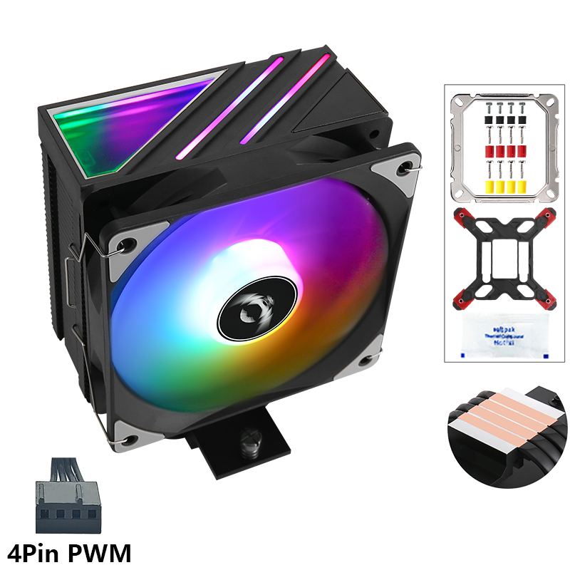 Negro-QZ-1240-DH-ZHKJ-QCJ2D-XB-1F (Color fijo PWM de 4 pines)