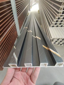 Panneau rainuré WPC à lattes aléatoires, design décoratif intérieur, composite <span class=keywords><strong>bois</strong></span> écologique, solution imperméable et durable, panneau mural WPC - Product Image 5