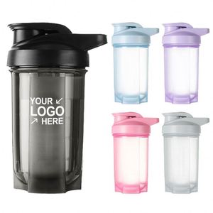 Wholesale Custom Logo Shaker Water Bottle BPA-Free PP Material Gym Protein Shaker Cup Printed Logo for Sports Promotion - Product Image 1