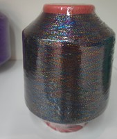 Hilo metálico de poliéster a precio de fábrica Popular tipo MH MX hilo metálico Lurx 12 MIC 1/110 "75D hilo de bordado