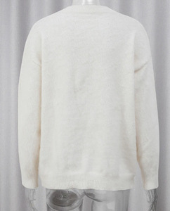 H-8274 New Brocade Sweater Fashion Elegant <strong>Graceful</strong> Round Neck Knitted <strong>Pullover</strong> - Product Image 6