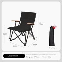 Chaise de camping pliable de loisirs d'extérieur Sea Dog à dossier haut, en acier au carbone, portable, chaise de plage, chaise de pêche, chaise lunaire Oxford
