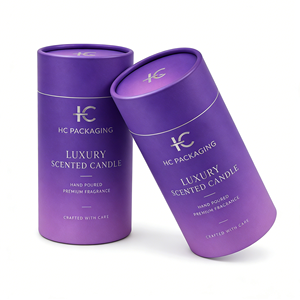 OEM Rigid Cylinder Paper <b>Box</b> For Luxury Scented Candle Packaging Custom Cardboard Tube Gift Case Custom Logo Factory Diector - Product Image 2