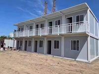 Maison conteneur préfabriquée portable, mobile, pré-construite, en kit, facile à installer et démontable