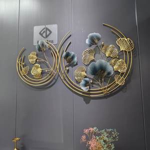 Produits de dropshipping 110X62-S, design d'intérieur de luxe 2024, décoration murale en métal pour salon, articles de décoration pour la maison - Product Image 5