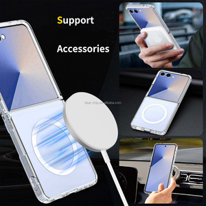 Funda para Teléfono <span class=keywords><strong>Samsung</strong></span> Z Flip 7, Modelo Premium, Transparente, Resistente a Golpes, Sublimable, <span class=keywords><strong>de</strong></span> Buena Calidad, Magnética - Product Image 2