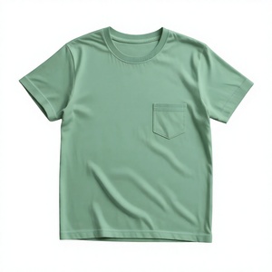 Chemise unisexe streetwear en coton et polyester mélangé 210 g/m², col en V, broderie 3D personnalisée, unie et simple - Product Image 4