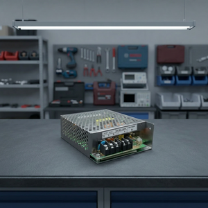 แหล่งจ่ายไฟอุตสาหกรรมแบบ DC-DC SMPS 12V 10A ตัวเครื่องโลหะ สวิตชิ่ง LED CNC อัตโนมัติ แรงดันคงที่ ใช้งานได้ยาวนาน - Product Image 3