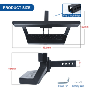 Marchepied arrière en acier pour camion, SUV, VR – Support de chargement métallique et amélioration de véhicule - Product Image 3