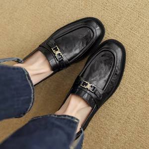 Mocassins tendance en cuir véritable pour femmes fabriqués à la main sur mesure OEM ODM chaussures <span class=keywords><strong>bateau</strong></span> chaussures habillées usine de chaussures de bureau - Product Image 5