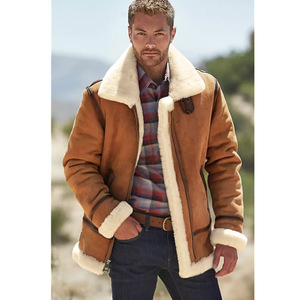 Fashionable tall leather jacket men For 