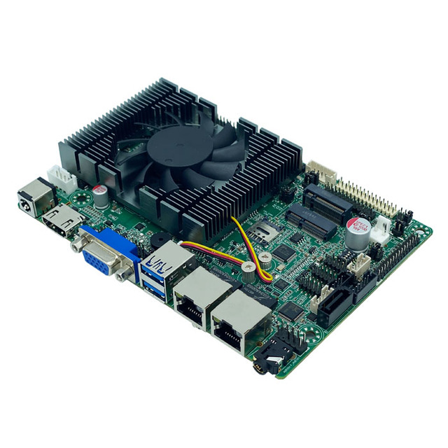 Factory N5095 Motherboard Intel Celeron Processor DDR4 SATA SSD HD-MI LVDS 2LAN 6 RS232 COM GPIO 3.5inch Industrial Motherboard