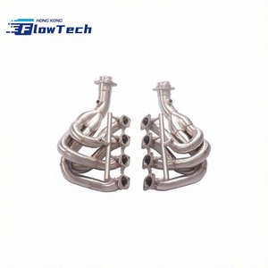 ท่อร่วมไอเสียแบบตรงสำหรับเฟอร์รารี่ 360 ทำจากสแตนเลสพร้อมผิวขัดเงา - Product Image 1