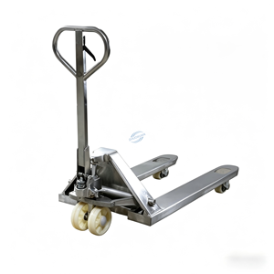 รถยกพาเลทไฮดรอลิกแบบแมนนวล ทำจากสแตนเลสเกรด 304 สำหรับอาหาร - Product Image 2